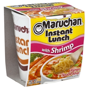 Maruchan Ramen Noodle Soup, with Shrimp, 2.25 oz (64 g)