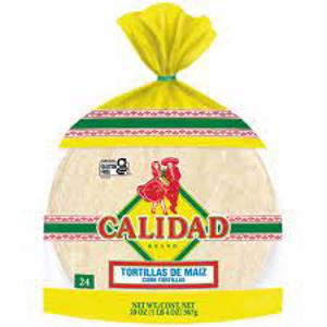 Calidad Corn Tortillas, 24 each [20 oz (1 lb 4 oz) 567 g]