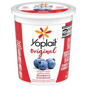Yoplait Low Fat Smooth Style Blueberry Yogurt, 2 lb (907 g)
