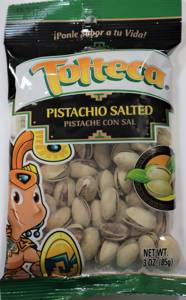 Tolteca Pistacho Salado, Salted Pistachio, 3 oz