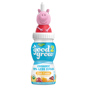 good2grow Juice Beverage, Organic, 75% Less Sugar, Fruit Fusion, 6 fl oz (177 ml)