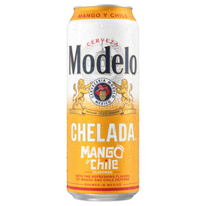 Modelo Chelada Mango Chile Beer, 24 fl oz (710 ml) 1 pint 8 fl oz