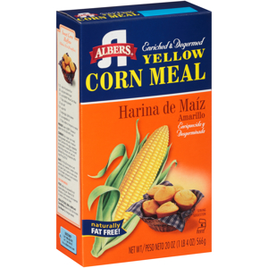Albers Yellow Enriched & Degermed Corn Meal, 20 OZ (566 GRM) (1.25 LBR)