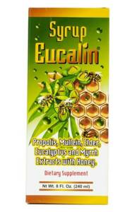 Eucalin Honey Syrup Dietary Supplement, 8 oz