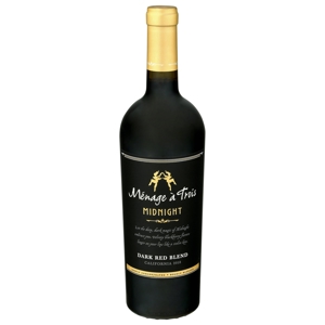 Menage A Trois Red, Dark Blend, Midnight, California, 750 ml
