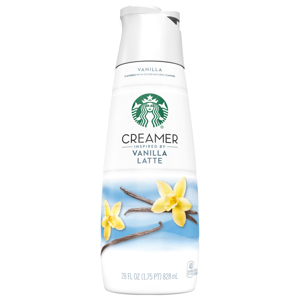 Starbucks Coffee Creamer, Vanilla, 28 fl oz (1.75 pt) 828 ml