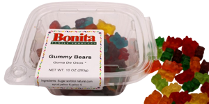 Bonita Gummy Bears 10z