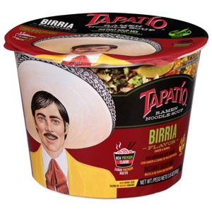 Tapatio Hot Birria Flavor Ramen Noodle Soup, 3.8 oz (110 g)