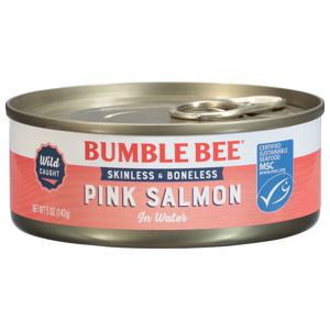 Bumble Bee Pink Salmon, Skinless & Boneless, 5 oz (142 g)