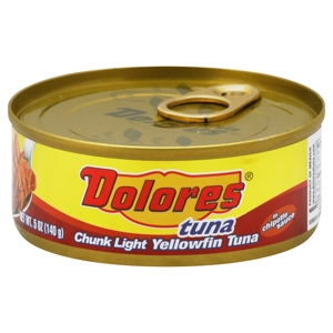 Dolores Tuna, Yellowfin, Chunk Light, 5 oz (140 g)