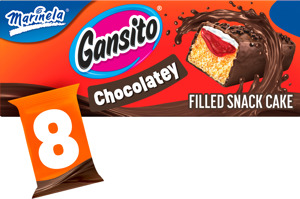 Marinela Chocolatey Strawberry, Chocolate and Crème Filled Snack Cake, 8 packs, 14.08 oz