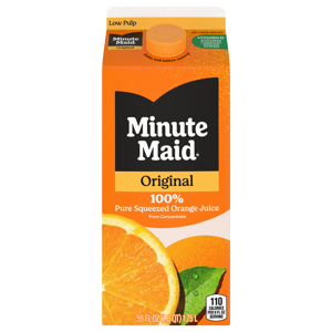 Minute Maid Orange Juice, Original, Pure Squeezed, 59 fl oz (1.8 qt) 1.75 l