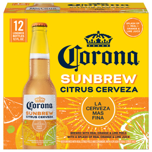 Corona Sunbrew Citrus Cerveza Beer, 12 - 12 fl oz bottles