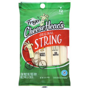 Frigo String Cheese, Part Skim, Low Moisture, Mozzarella, Original, 12 Pack, 12 packs [12 oz (340 g)]