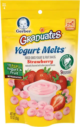 Gerber yogurt hot sale puffs