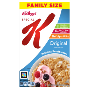 Special K Original Cereal Family Size, 18 oz (1 lb 2 oz) 510 g