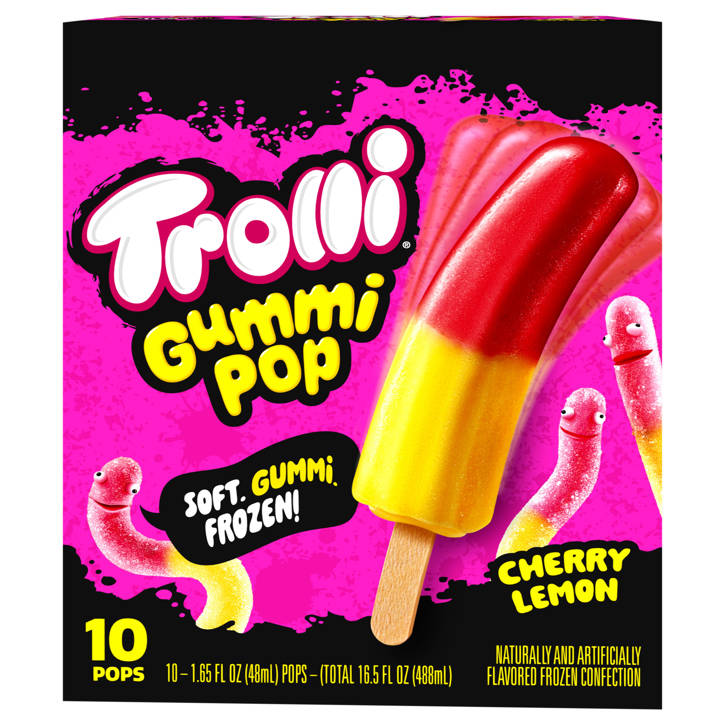 オルメルTasty Summer Surprises Welcome – #71 Sulphur – Trolli Cherry Lemon Gummi Pop, 10