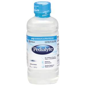 Pedialyte Electrolyte Solution, Unflavored, 1.1 qt (1 l)