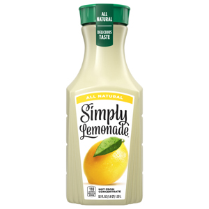 Simply Lemonade, All Natural, 52 fl oz (1.6 qt) 1.53 l