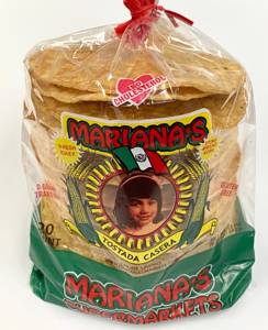 Mariana's Corn Tostada 20 Ct