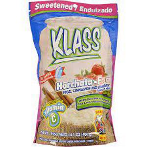 Klass Drink Mix, Horchata Strawberry, 14.1 oz (400 g)