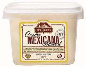 Los Altos Crema Mexicana, 15 oz