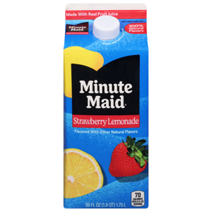 Minute Maid Juice, Strawberry Lemonade, 59 fl oz (1.8 qt) 1.75 l