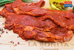 Diesmillo De Res Preparado / Marinated Beef Chuck Steak