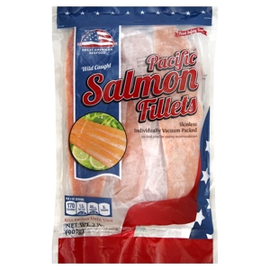 Great American Seafood Salmon, Pacific, Fillets, 2 lb (907 g)