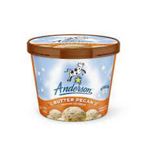 Anderson Premium Butter Pecan Ice Cream 1.5 Qt