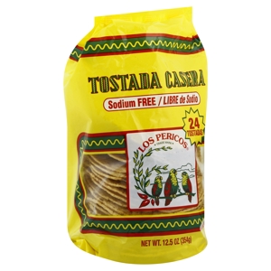 Los Pericos Tostadas, Sodium Free, 24 tostadas [12.5 oz (354 g)]