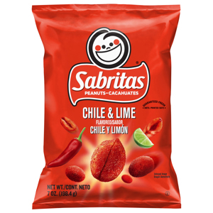 Sabritas Peanuts, Chile & Lime, 7 oz (198.4 g)