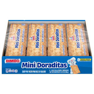 Bimbo Crispy Puff Pastry, Mini Doraditas, Triple Packs, 8 - 1.59 oz (45 g) pack [12.72 oz (360 g)]