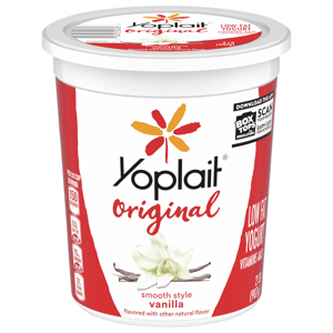 Yoplait Low Fat Smooth Style Vanilla Yogurt, 2 lb (907 g)