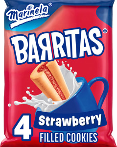 Marinela Fresa Strawberry Filled Cookies, Twin Pack, 2 packs, 3.88 oz
