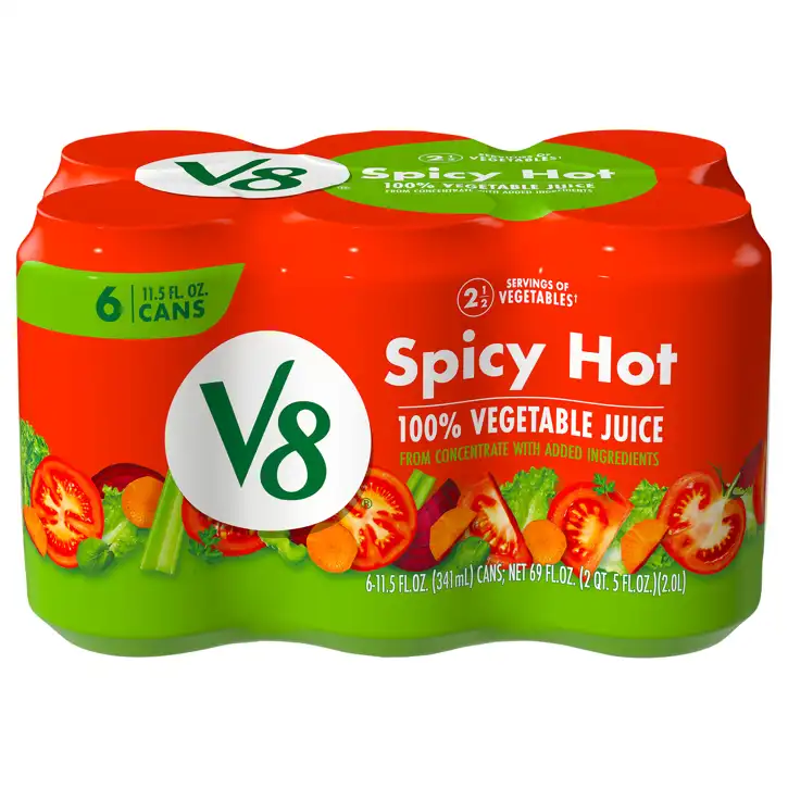 Welcome – Lexington, Tn – V8 100% Vegetable Juice, Spicy Hot, 6