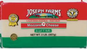 Joseph Farms Mozzarella Cheese, 32 oz