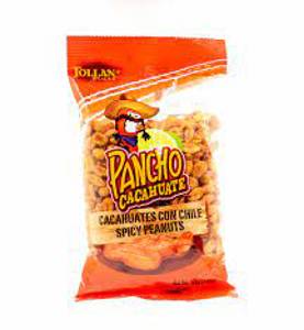 Tollan Pancho Cacahuates Con Chile, 12 oz