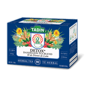 Tadin Té de Diente de León, Detox Dandelion Tea Blend, 24 Tea Bags