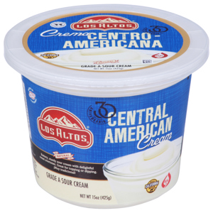 Los Altos Sour Cream, Natural, Central American, 15 oz (425 g)