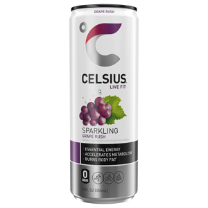 Celsius Sparkling Grape Rush Energy Drink, 12 fl oz (355 ml)