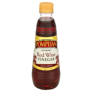 Pompeian Vinegar, Gourmet, Red Wine, 16 fl oz (1 pt) 473 ml