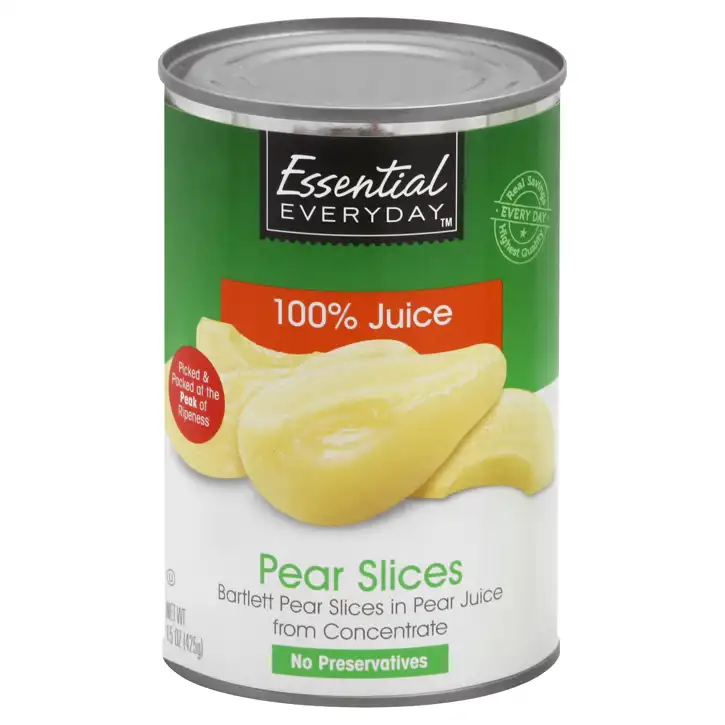 Essential Everyday Pear Slices, 15 Oz (425 G) | Food Depot