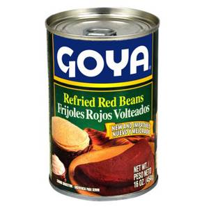 Goya Refried Red Beans, 16 oz (1 lb) 454 g