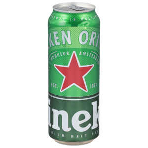 Heineken Beer, Premium Malt Lager, Original, 24 fl oz (1 pint 8 fl oz)