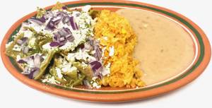 Combo Desayuno, Chilaquiles o Huevo / Beakfast Chilaquiles Or Eggs