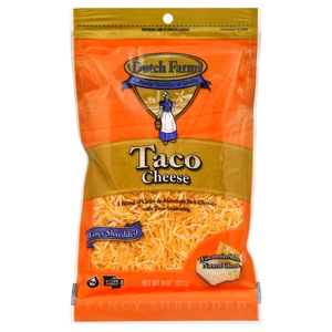Dutch Farms Fancy Shredded Cheese, Taco, 8 oz (227 g)