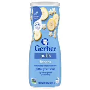 Gerber Crawler (8+ Months) Banana Puffs, 1.48 oz (42 g)