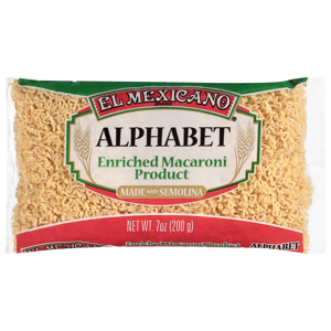 El Mexicano Alphabet Pasta, 7 oz (200 g)