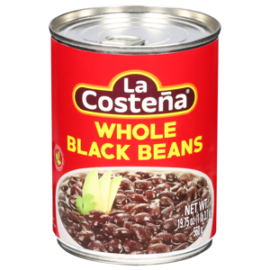 La Costena Black Beans, Whole, 19.75 oz (1 lb 3.7 oz) 560 g